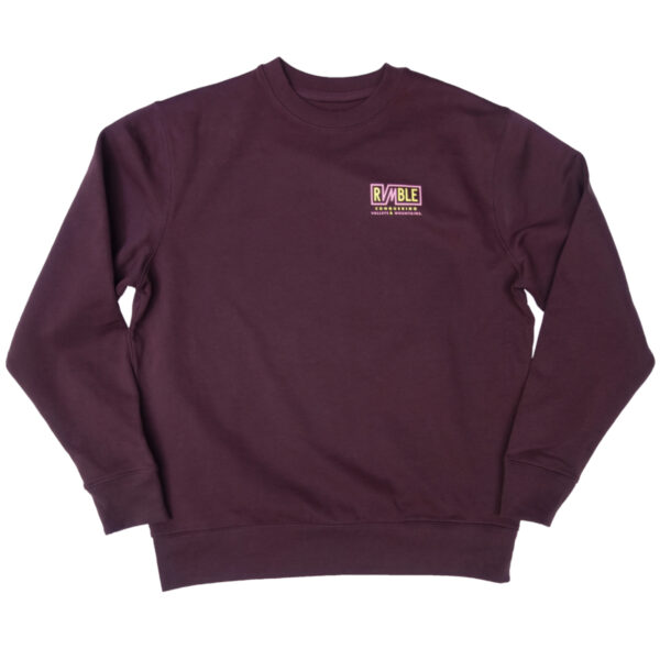 Conquering V & M Sweatshirt - red brown