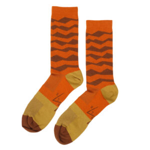 So Many Mtns Socks - amber / brown