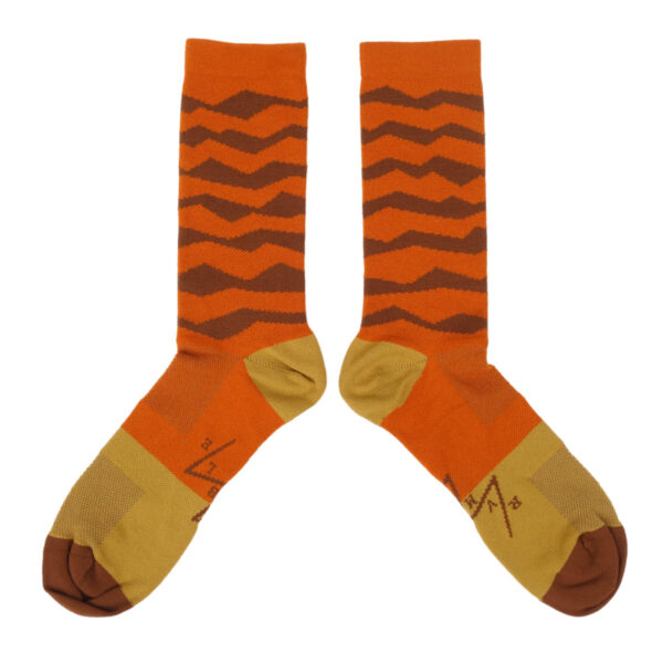 So Many Mtns Socks - amber / brown - Image 2