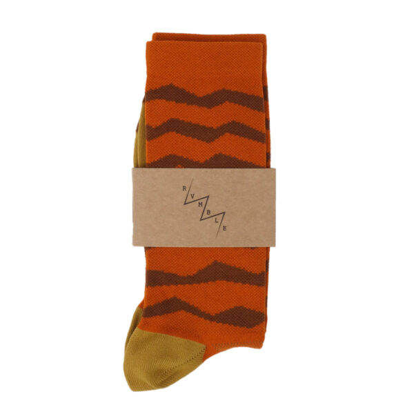 So Many Mtns Socks - amber / brown - Image 3