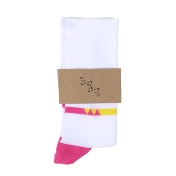 Stripe Logo Socks - white - Image 3