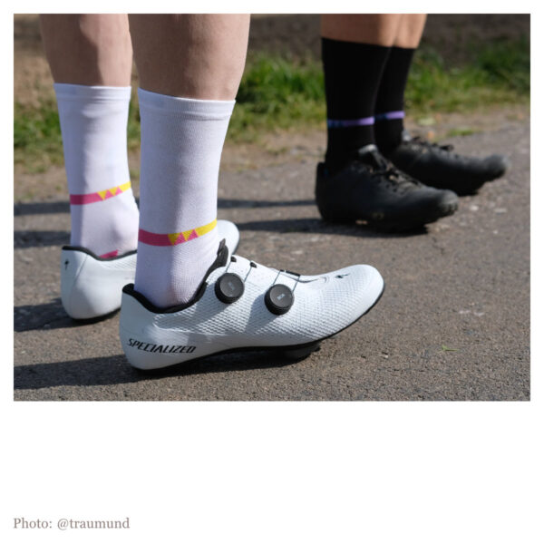 Stripe Logo Socks - white - Image 4