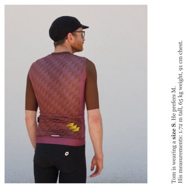 TRCC 3.1 Jersey - S/S - mauve / chocolate - Image 5