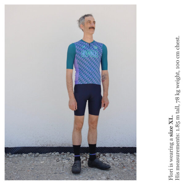 TRCC 3.2 Jersey - S/S - lavender / emerald - Image 4