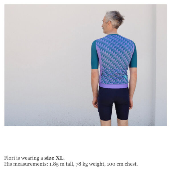 TRCC 3.2 Jersey - S/S - lavender / emerald - Image 5