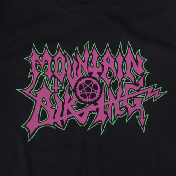 Mountain Angel T-Shirt - black / greeple - Image 3
