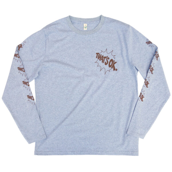 That's Ok L/S T-Shirt - light heather