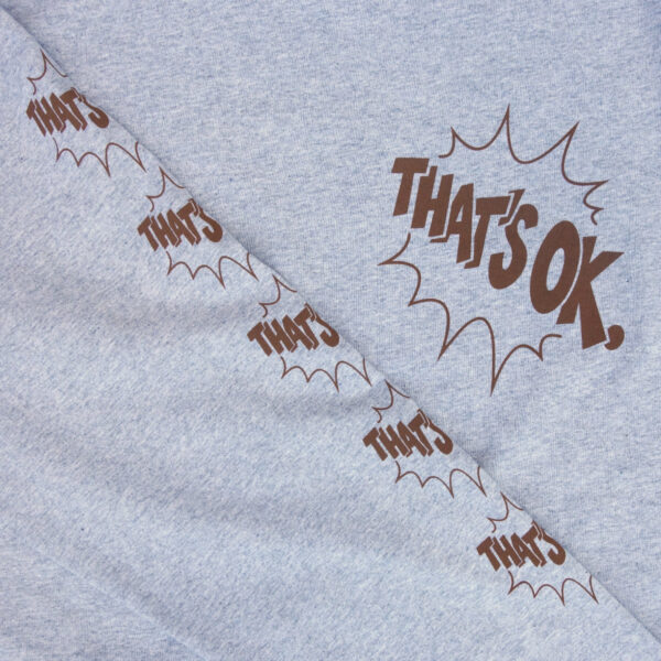 That's Ok L/S T-Shirt - light heather - Image 2