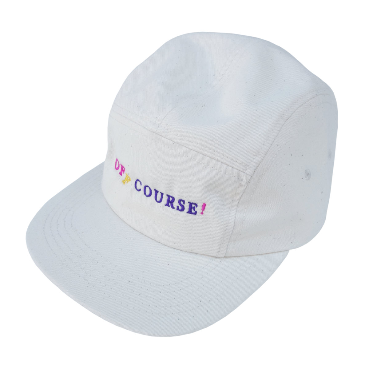 OF(F) COURSE! 5 Panel Cap - natural