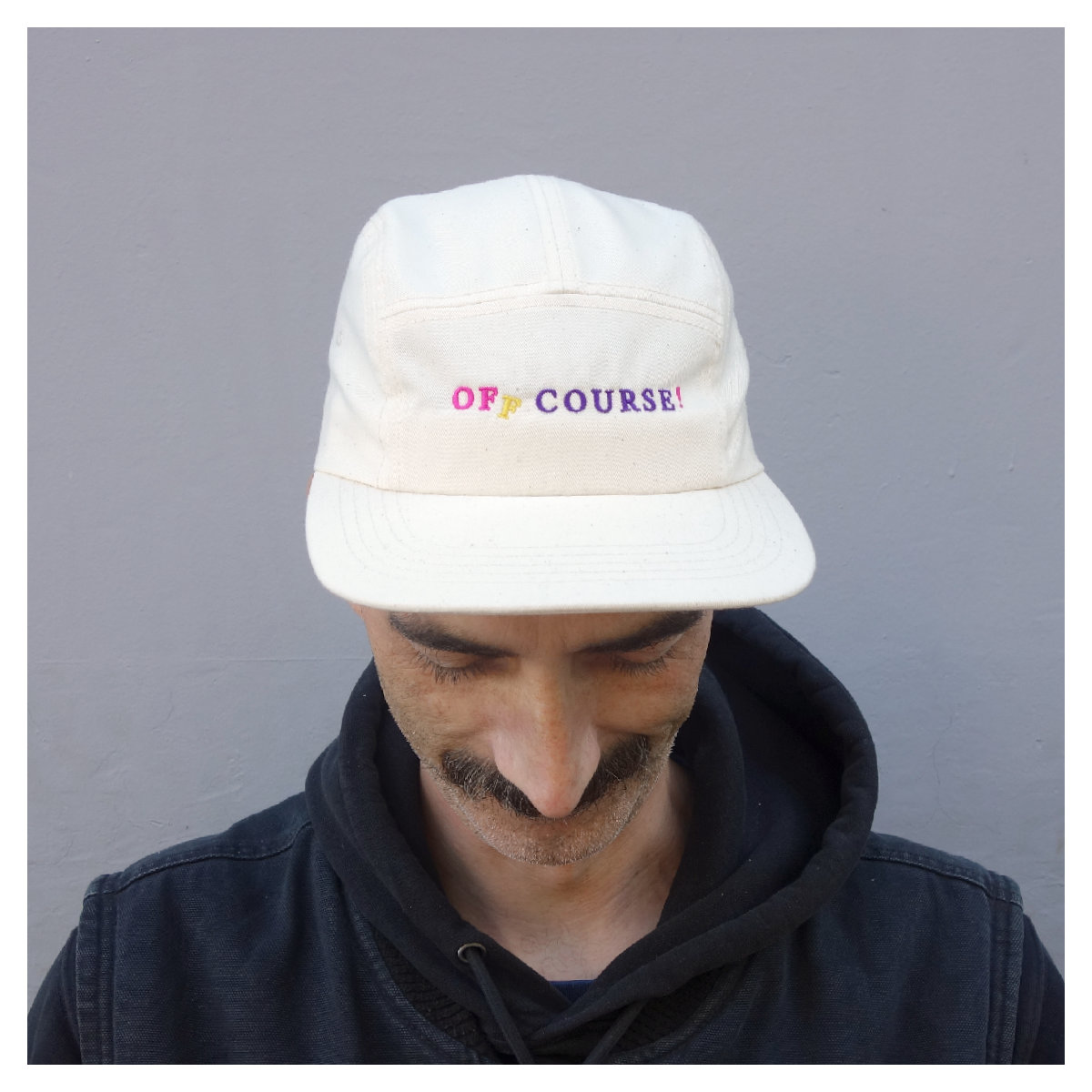 OF(F) COURSE! 5 Panel Cap - natural - Image 3