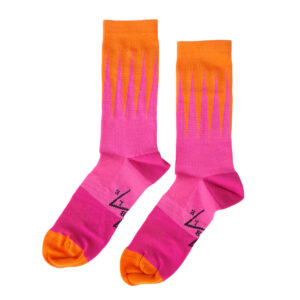 Prong Rock Socks - rosé / fire