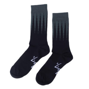 Prong Rock Socks - steel / black