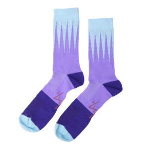 Prong Rock Socks - sky / lilac