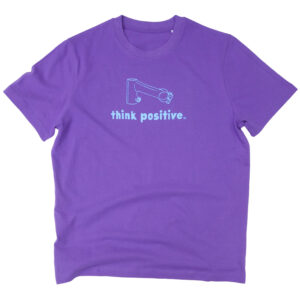 think positive Heavy T-Shirt - purple love