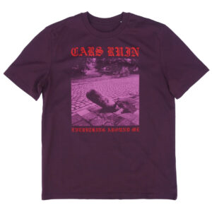 C.R.E.A.M. Blackletter T-Shirt - red brown