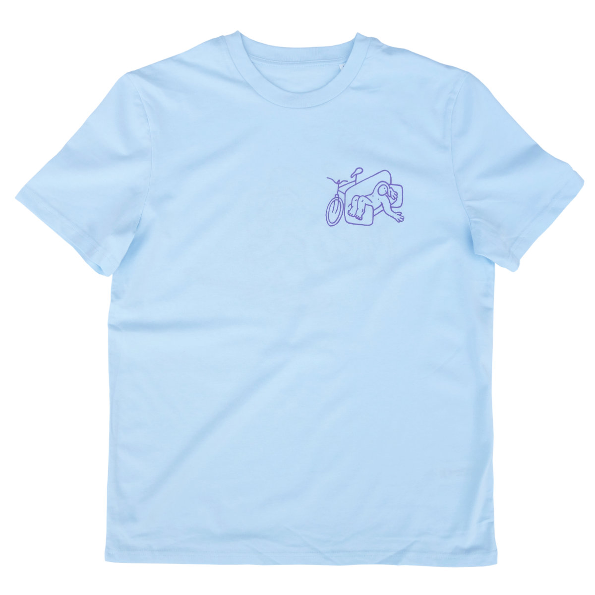 That's Ok Sofa Time T-Shirt - blue ice