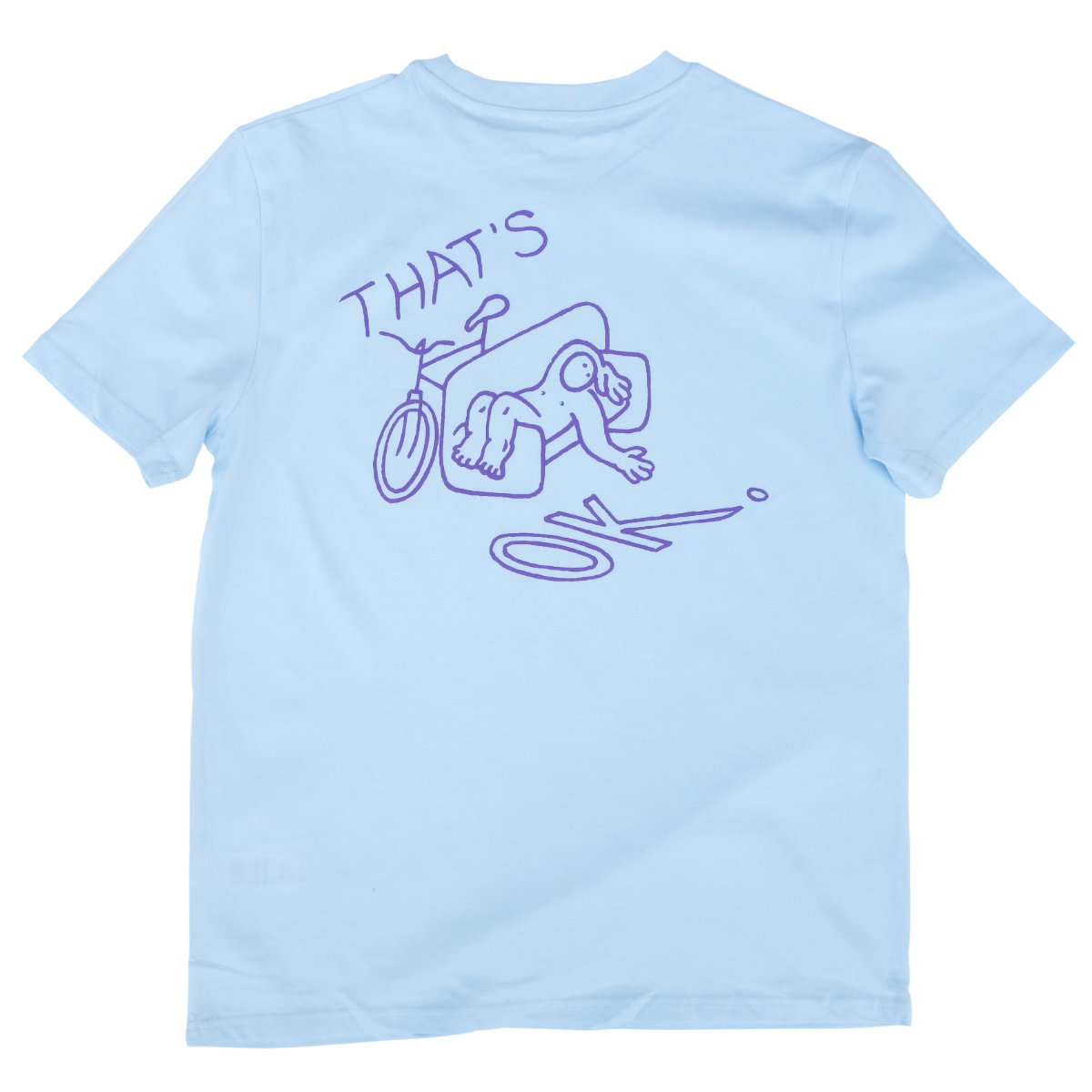 That's Ok Sofa Time T-Shirt - blue ice - Image 2