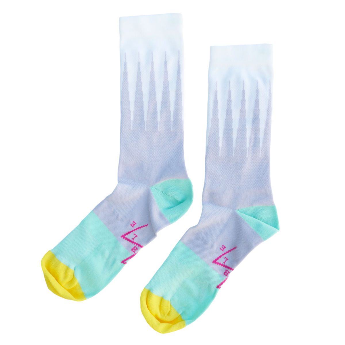 Prong Rock Socks - morning fog