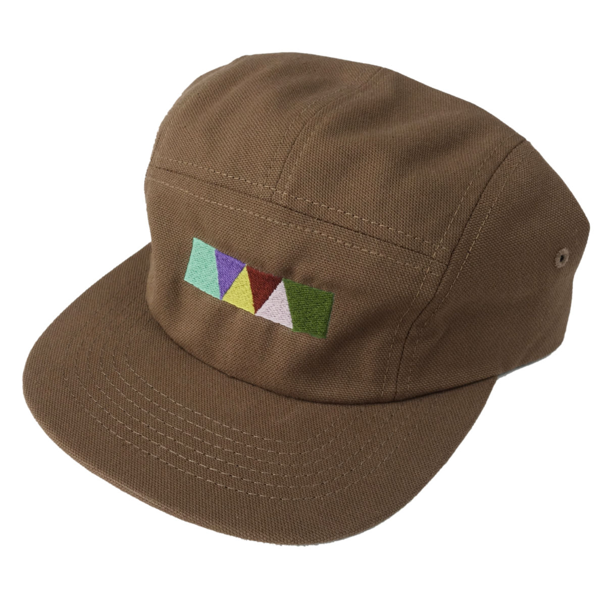 Bockx Logo 5 Panel Cap - light brown