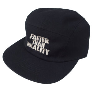 Faster Than Reality 5 Panel Cap - black / grey